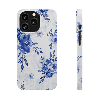 French Blue and White Toille, Slim Phone Cases, Case-Mate IPHONE16 and all sizes