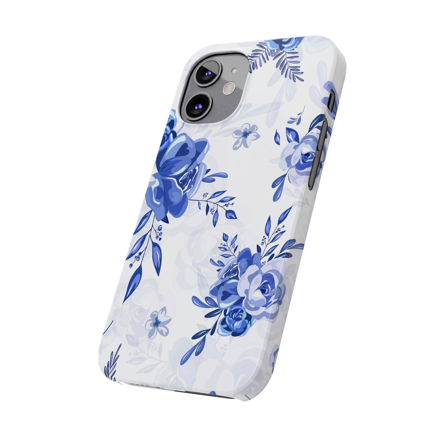 French Blue and White Toille, Slim Phone Cases, Case-Mate IPHONE16 and all sizes